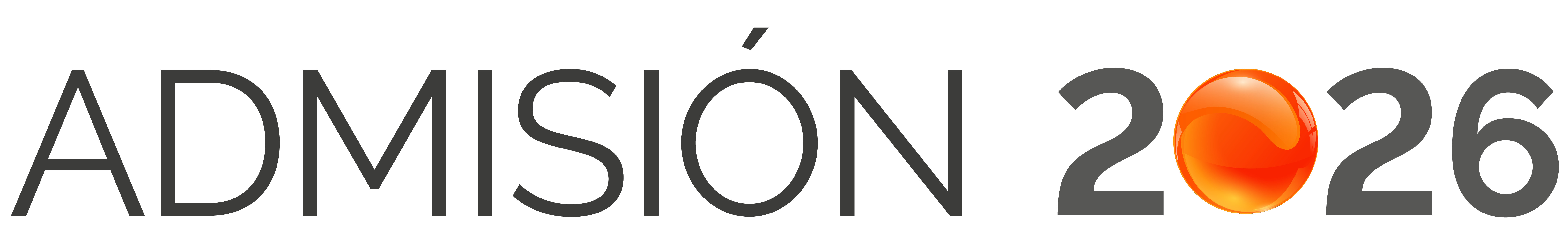 Logo Admision 2026