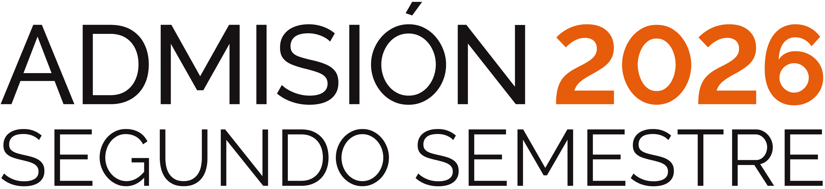 Admisión 2026