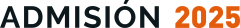 Logo Admision 2025-1